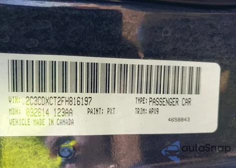 2015 Dodge Charger R/T z USA, uszkodzony, nr VIN 2C3CDXCT2FH816197